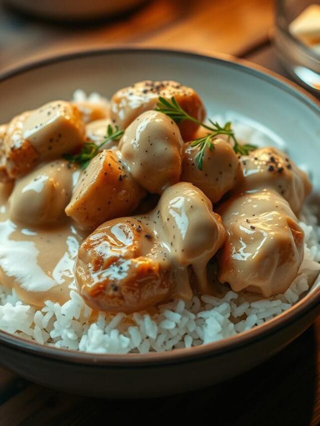 Creamy Sauce for Chicken And Rice
