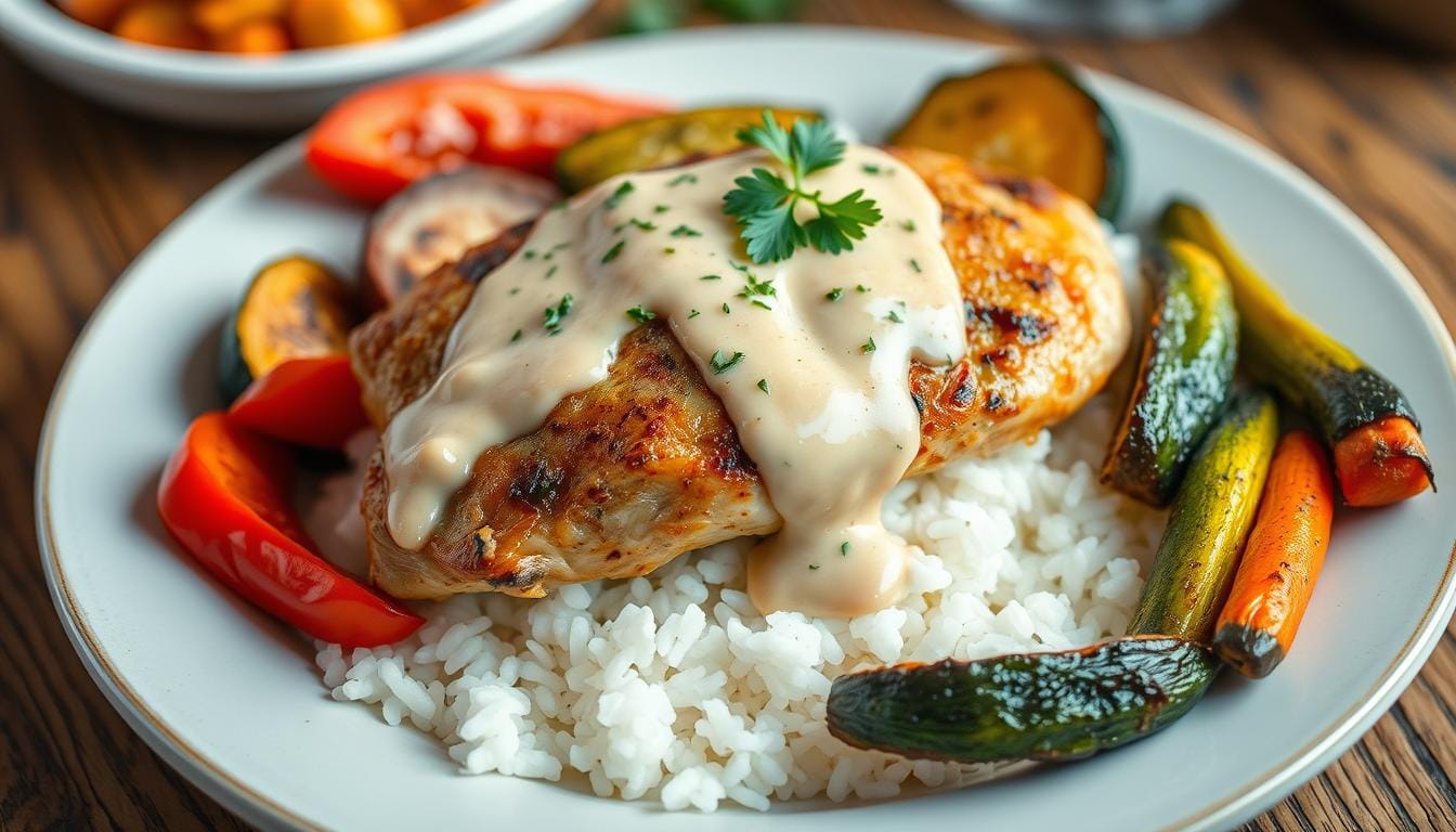 Creamy Sauce for Chicken And Rice